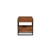 Taran Designs,Ferris 2-drawer Live Edge Solid Wood Nightstand - 3 of 4