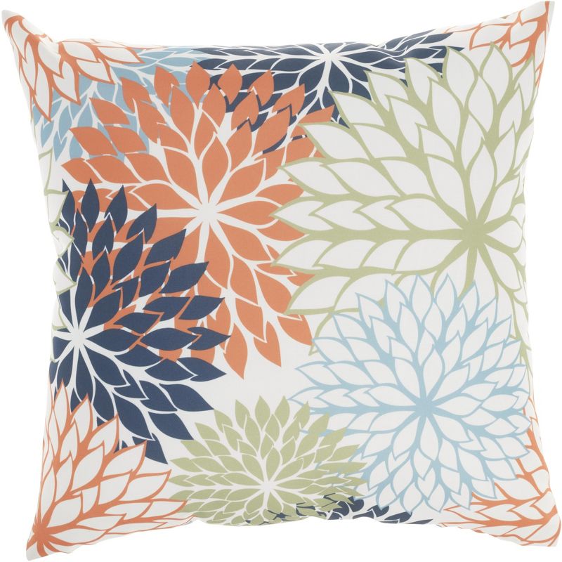 Mina Victory Aloha Floral Tropical Outdoor Throw Pillow, 1 of 10