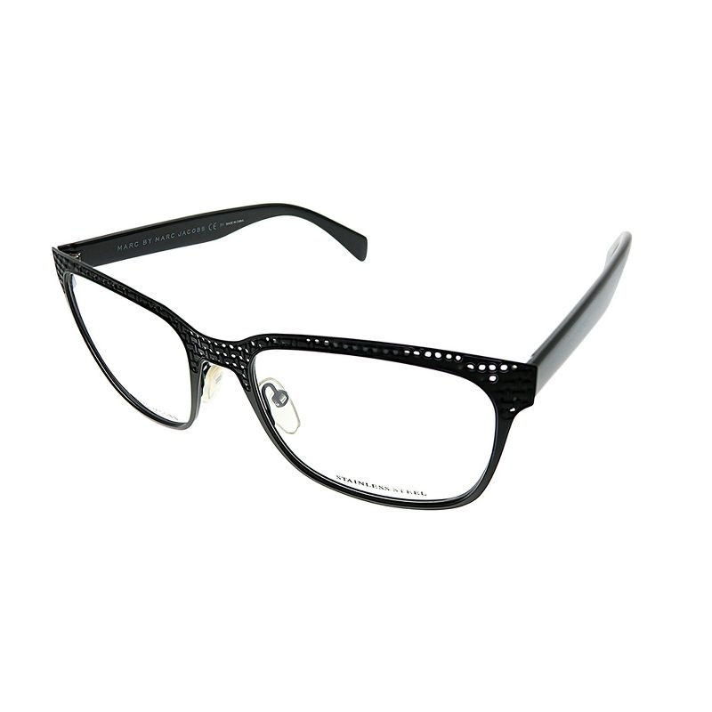 Marc by Marc Jacobs  MPZ Unisex Square Eyeglasses Matte Black Weave 53mm, 1 of 3