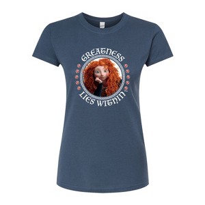 Women's - Disney - Merida Greatness Lies Within Fitted Graphic T-Shirt - 1 of 3