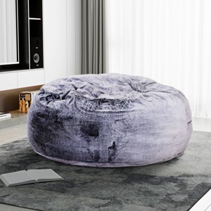 NicBex PU Leather Adjustable Lazy Sofa Chair,Folding Upholstered Lounge Chair with Two Pillows,Modern Sofa Chair for Living Room - 1 of 4
