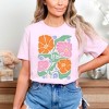Simply Sage Market Women's Boho Floral Collage  Short Sleeve Graphic Tee - 2 of 4
