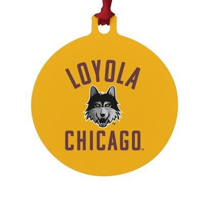Loyola University Chicago Ramblers Aluminum Holiday Christmas Tree Ornament