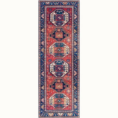 Mark & Day Mariahout Woven Indoor Area Rugs Dark Red