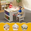 3-in-1 Wooden MDF Kids Art Table - 4 of 4