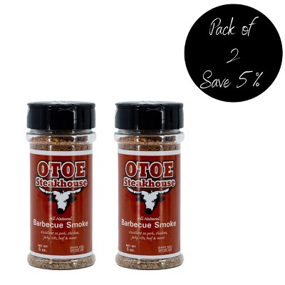 Otoe Steakhouse 5 oz Otoe Steakhouse BBQ Seasoning - Pack of 2