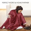 Tirrinia Fleece Wearable Blanket Super Soft Comfy Plush Fleece  for Women Men Throw Wrap Cover Indoors or Outdoors , 55''x 80'' - 2 of 4