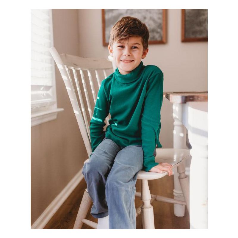 City Threads USA-Made Boys and Girls Soft Cotton Turtleneck, 2 of 6