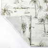 Kate Aurora Maui Tropical Living Sailboats Woven Jacquard Fabric Shower Curtain - 72 in. Wide x 72 in. Long - 3 of 3