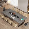 Tribesigns 8FT Conference Table for 10 People for Office Meeting - 2 of 4
