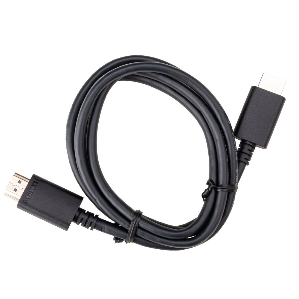 Photos - Cable (video, audio, USB) HDMI High Speed Cable with Ethernet 4' Cable - dealworthy™ Black