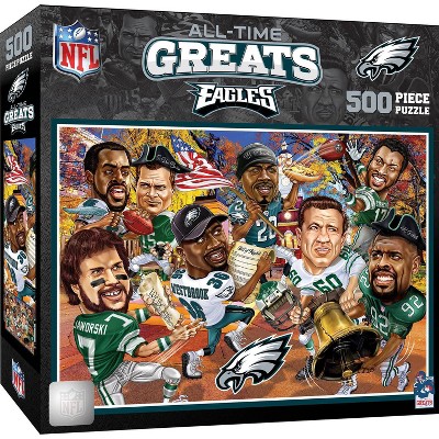 Nfl New England Patriots All Time Greats 500pc Puzzle Game : Target