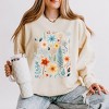 Simply Sage Market Women's Lightweight Garment Dyed Graphic Sweatshirt Winter Floral - 2 of 4