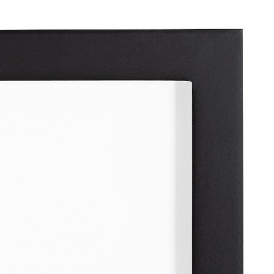 Classic 44.5" Black Wood Gallery Frame and Shelf Set