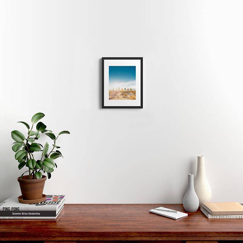 Bethany Young Photography Seven Magic Mountains Sunrise Framed Wall Art - Deny Designs, 3 of 4