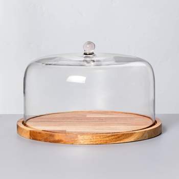 Wood & Glass Cake Storage - Hearth & Hand™ with Magnolia