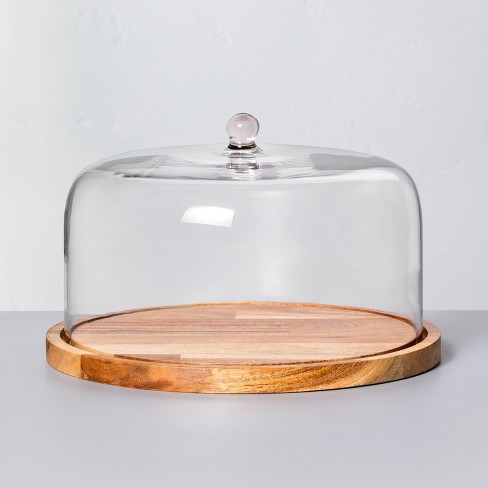 Wood & Glass Cake Storage - Hearth & Hand™ with Magnolia - image 1 of 4