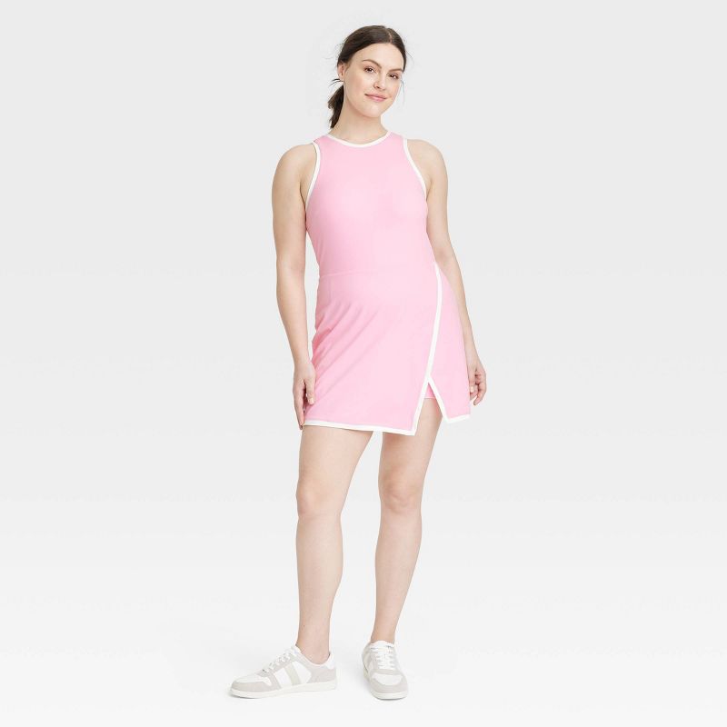 Women's High-Neck Wrap Active Dress - All In Motion™, 3 of 6