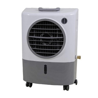 Hessaire Outdoor Portable 500 Square Feet Evaporative Cooler Humidifier with 3 Fan Speeds and Remote Control System - For Outdoors Use Only