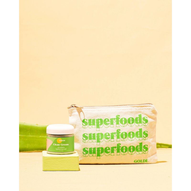 Golde Clean Greens Superfood Face Mask - 1oz, 4 of 10