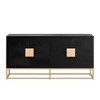 Bella Depot 63''W Designed Sideboard Cabinet  with Unique Support Legs and Adjustable Shelves - 3 of 4