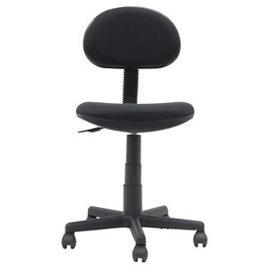 Task Chair Black - Studio Designs: Pneumatic, Swivel, 5-Star Base, Contoured Seat - 1 of 3