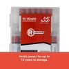 RadioShack Alkaline Batteries With 10 Year Shelf Life (12 AA and 12 AAA 24 Pack) With Hard Reusable Plastic Case For Storage 2309311 - 3 of 4