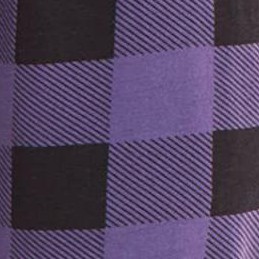 purple buffalo plaid jogger