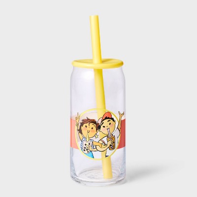 Character Boba Tea Glass