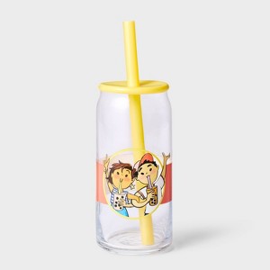 Character Boba Tea Glass - 1 of 3