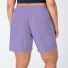 Calypsa Women's Plus Size Chlorine Resistant 7" Board Shorts - 2 of 4