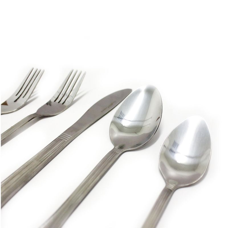 BergHOFF Matte 20Pc 18/10 Stainless Steel Flatware Set, Service For 4, 2 of 7