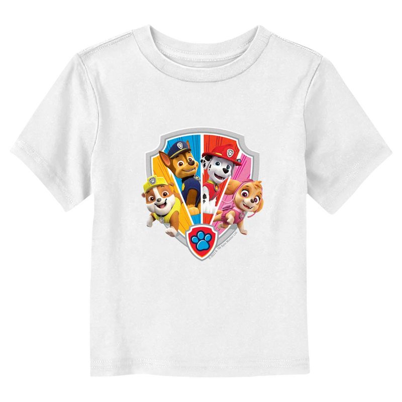 Toddler's PAW Patrol Friendship Shield Logo T-Shirt, 1 of 4