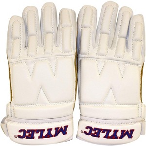 Mylec MK3 Player Street & Roller Hockey Gloves, Adjustable Wrist Roll, Velcro Closure, Vinyl Acetate with Rugged Nash Palm & Soft Foam Inside – 1 Pair - 1 of 2