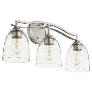 Quorum Lighting Jardin 3-Light Satin Nickel Ceiling Fan - 1 of 1