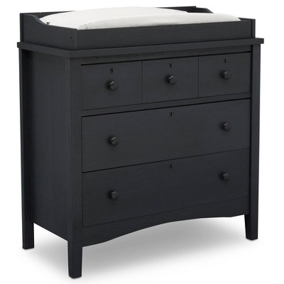 delta gray changing table