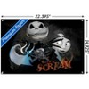 Trends International The Nightmare Before Christmas - Distorted Scream Unframed Wall Poster Prints - 3 of 4