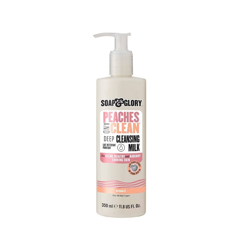 Soap &#38; Glory Peaches &#38; Clean Deep Cleansing Milk - 11.8 fl oz, 1 of 12