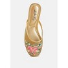 Shara Floral Embroidered Mesh Mules Women - 4 of 4