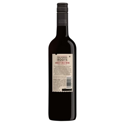 Sweet Red Wine - 750ml Bottle - California Roots™