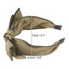Unique Bargains Women's Double Layered Bow Knot Headband Hairband Accessories 2.6 Inch Wide 1Pc - 4 of 4
