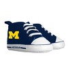 Baby Fanatic 2 Piece Bid and Shoes - NCAA Michigan Wolverines - White Unisex Infant Apparel - 2 of 3