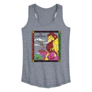 Women's - Disney - The Lion King Graphic Racerback Tank - 1 of 4