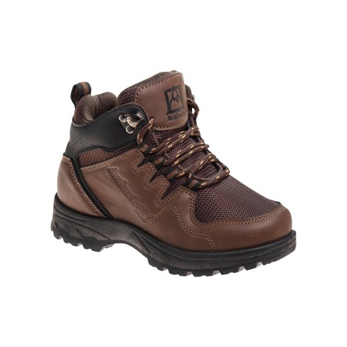 Short brown combat outlet boots