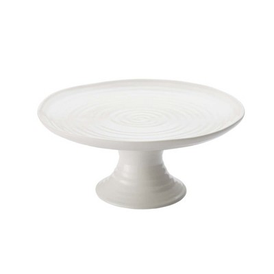 Portmeirion Sophie Conran 6.5-inch Mini Cake Stand - Small Porcelain Dessert Display for Cupcakes, Treats, Single Cakes - Dishwasher Safe