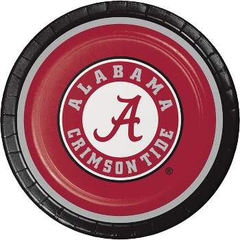 24ct Alabama Crimson Tide Paper Plates Red - NCAA