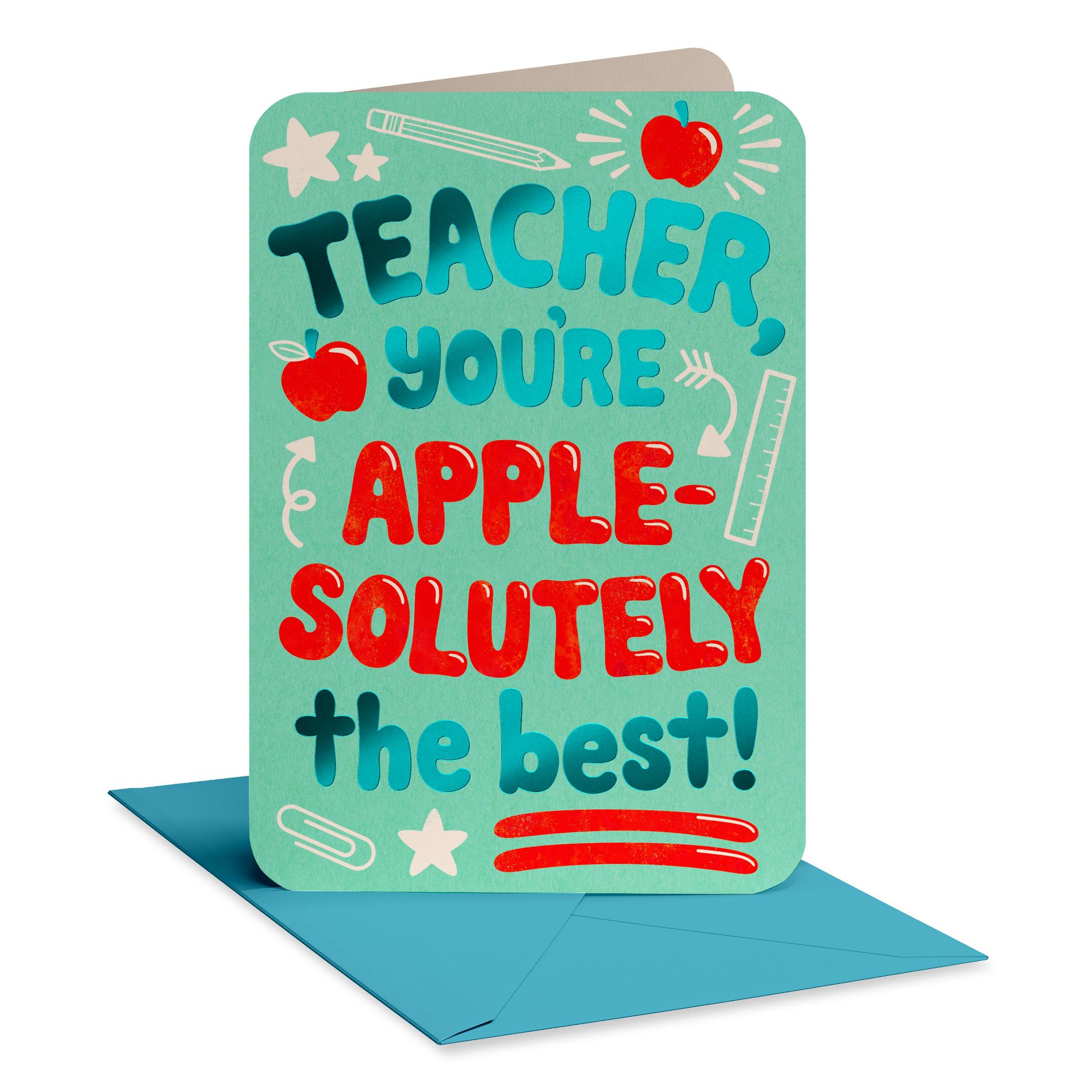 Teacher Appreciation Card, Great Place To Grow, Includes Envelope
