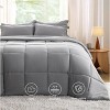 5-7 Pcs Comforter Set - Solid Bed in a Bag with Comforter, Sheets, Pillowcases & Shams - 4 of 4