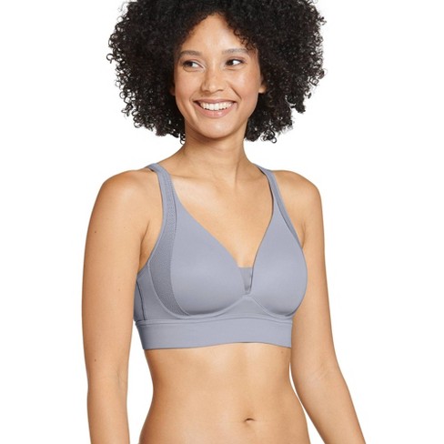 Jockey Women Forever Fit V-neck Molded Cup Lace Bra 2x Harbor Grey : Target