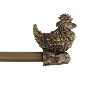 Urbanest 3-4-inch Rooster Adjustable Curtain Rod - 1 of 2